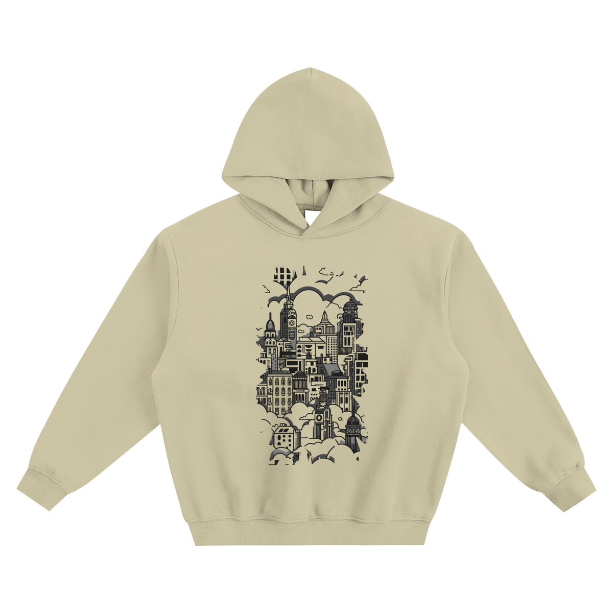 Cloud City Boxy Hoodie – Consulate X, view 7 of 7