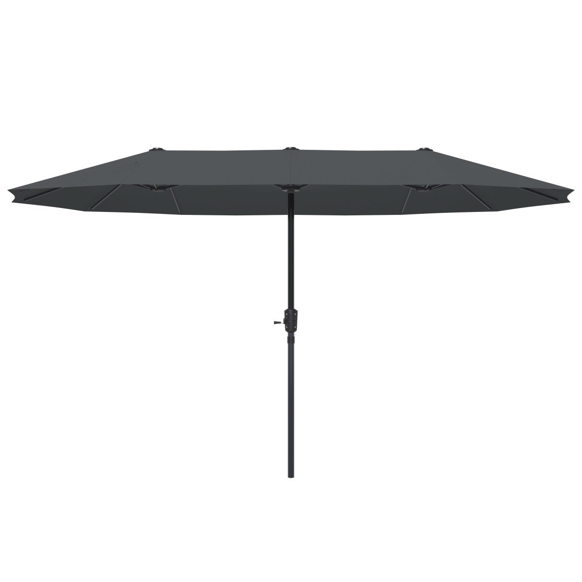 Ainfox 13ft Large Patio Umbrella, Outdoor Double-Sided Rectangle Market Heavy Duty Umbrellas without Base – Consulate X, view 15 of 24
