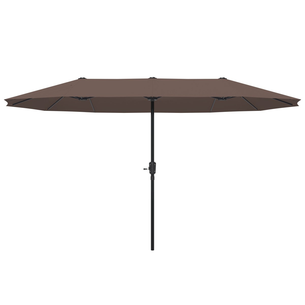 Ainfox 13ft Large Patio Umbrella, Outdoor Double-Sided Rectangle Market Heavy Duty Umbrellas without Base – Consulate X, view 13 of 24