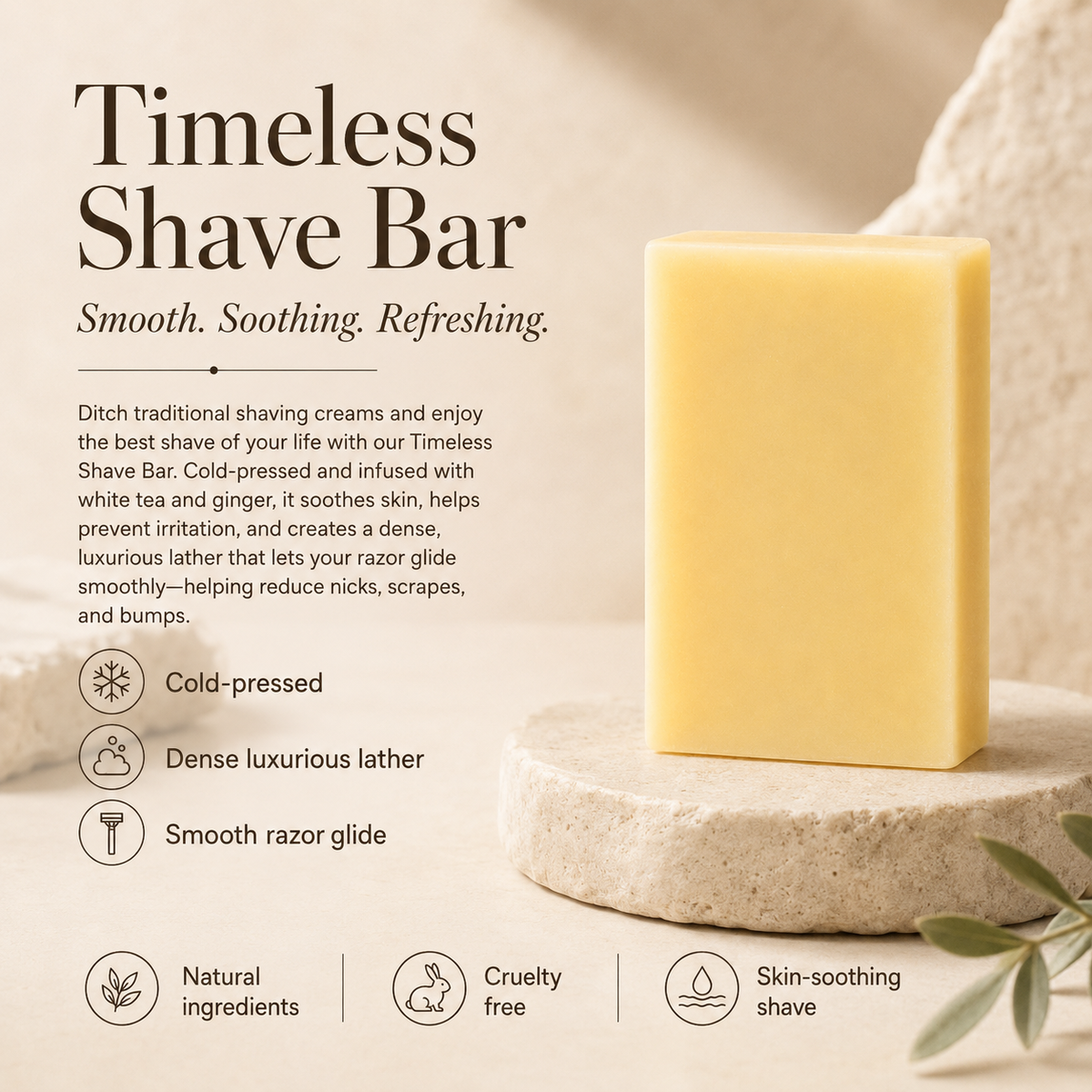 White Tea + Ginger Shave Bar – Consulate X, view 4 of 4