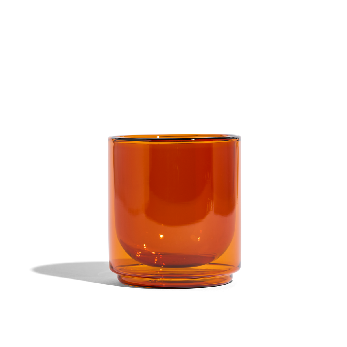Cove 10oz Glass Tumbler - Set of 2 - Amber – Consulate X, view 3 of 3