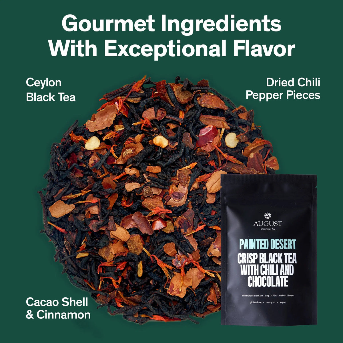 Painted Desert - Chocolate Chili Black Tea – Consulate X, view 2 of 11
