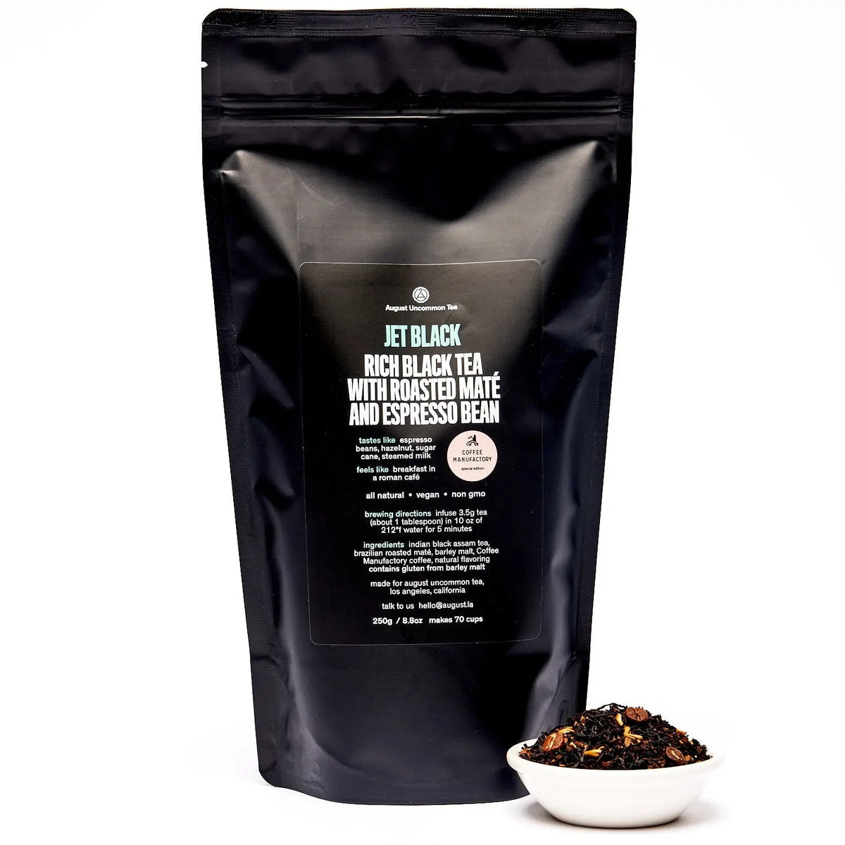 Jet Black - Roasty Coffee Black Tea – Consulate X, view 4 of 5