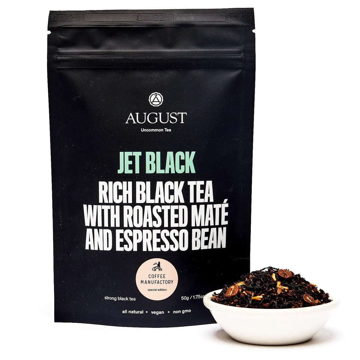 Jet Black - Roasty Coffee Black Tea – Consulate X, view 2 of 5