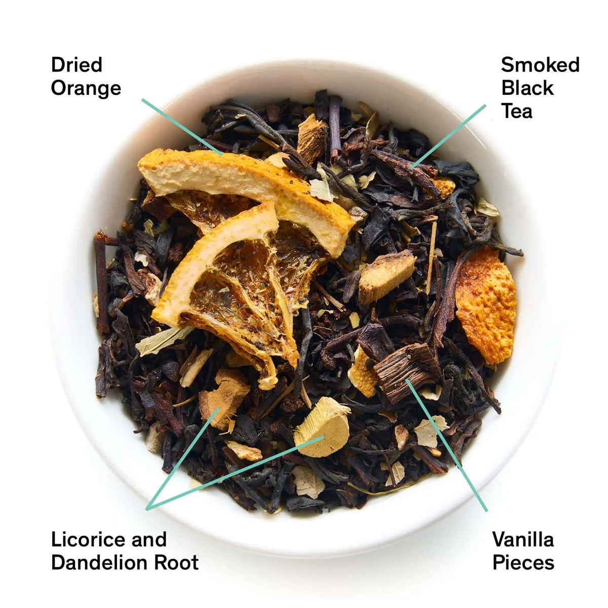 Mood Indigo - Smoky Orange Vanilla Black tea – Consulate X, view 1 of 4