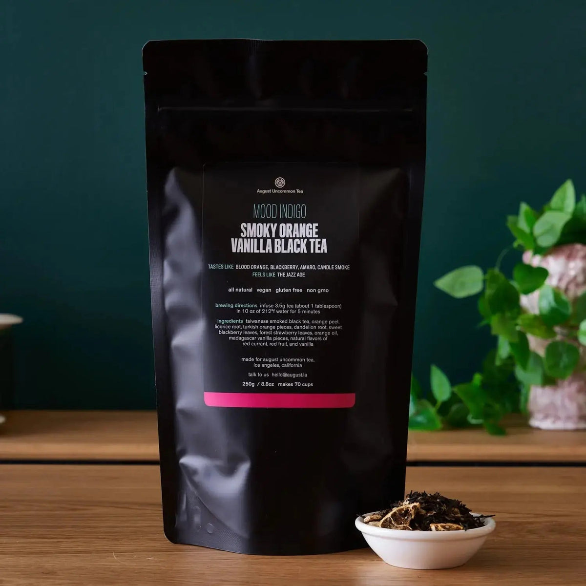 Mood Indigo - Smoky Orange Vanilla Black tea – Consulate X, view 3 of 4