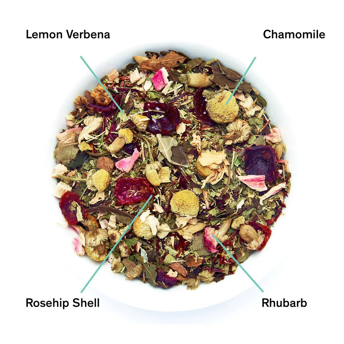 Days of Heaven - Rhubarb Verbena Chamomile Tea (Caffeine Free) – Consulate X, view 1 of 5