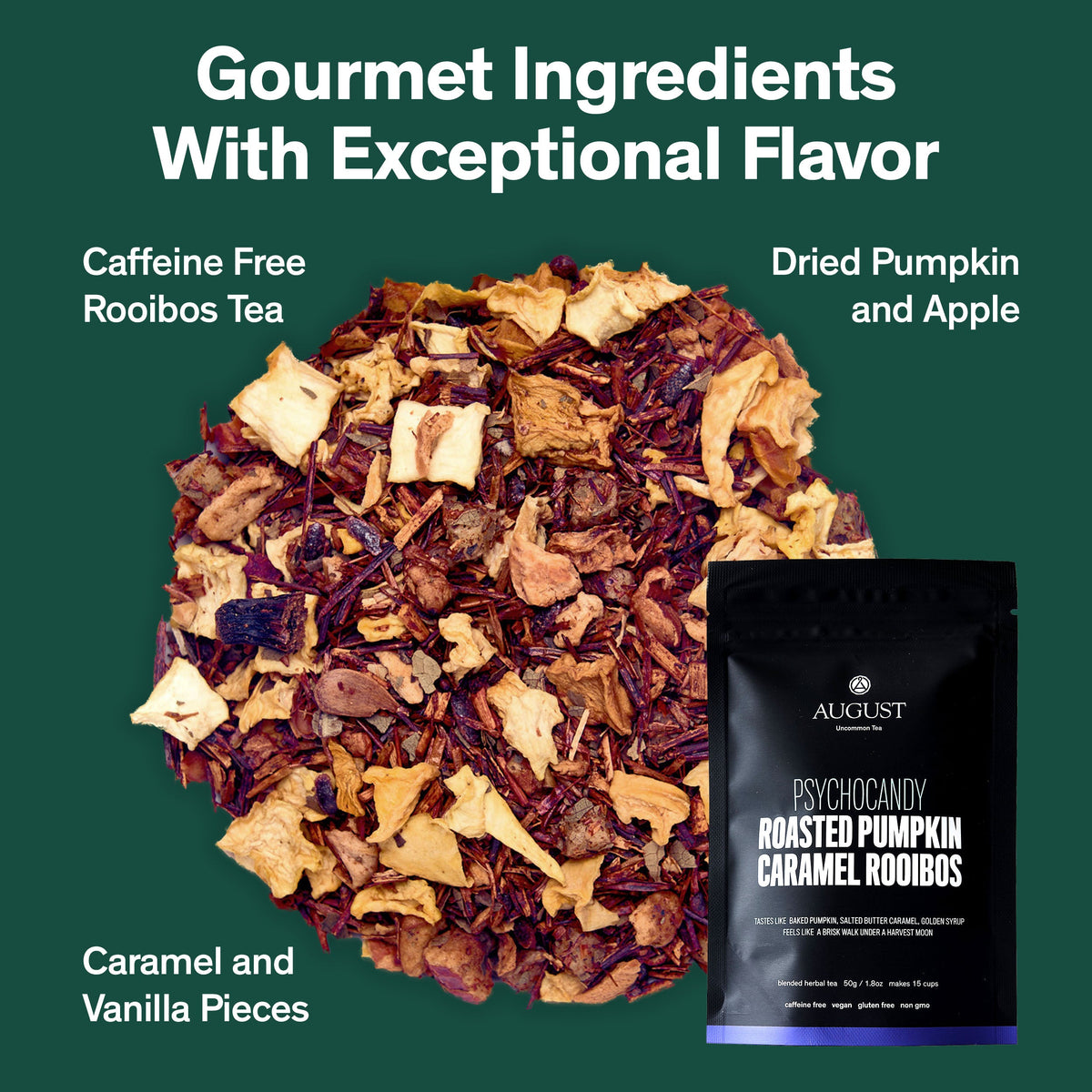 Psychocandy - Roasted Pumpkin Caramel Rooibos Tea (Caffeine Free) – Consulate X, view 2 of 7