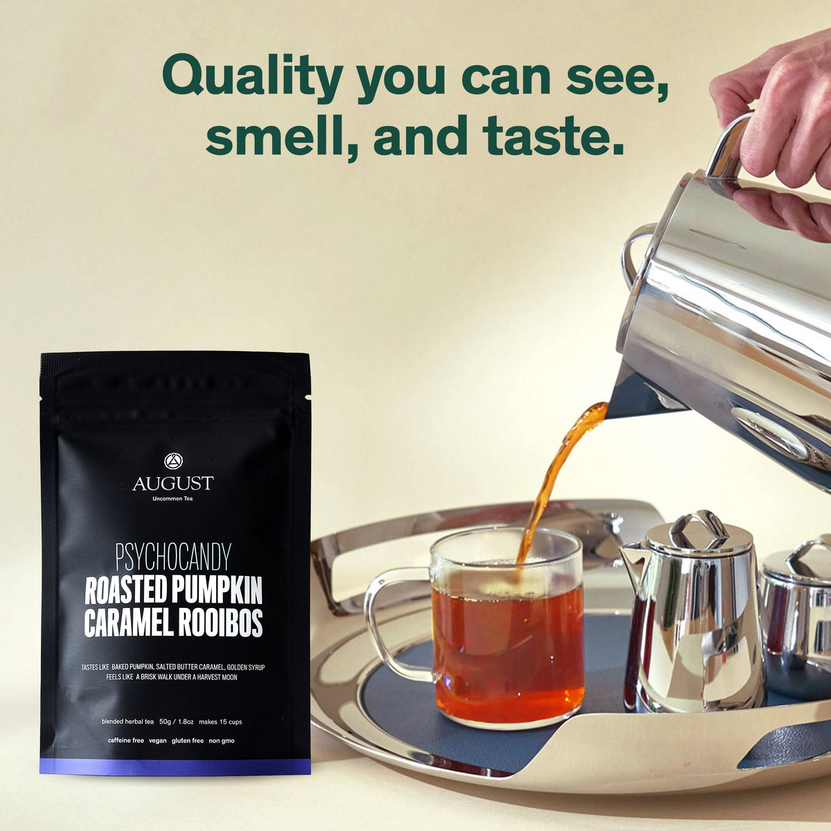 Psychocandy - Roasted Pumpkin Caramel Rooibos Tea (Caffeine Free) – Consulate X, view 5 of 7