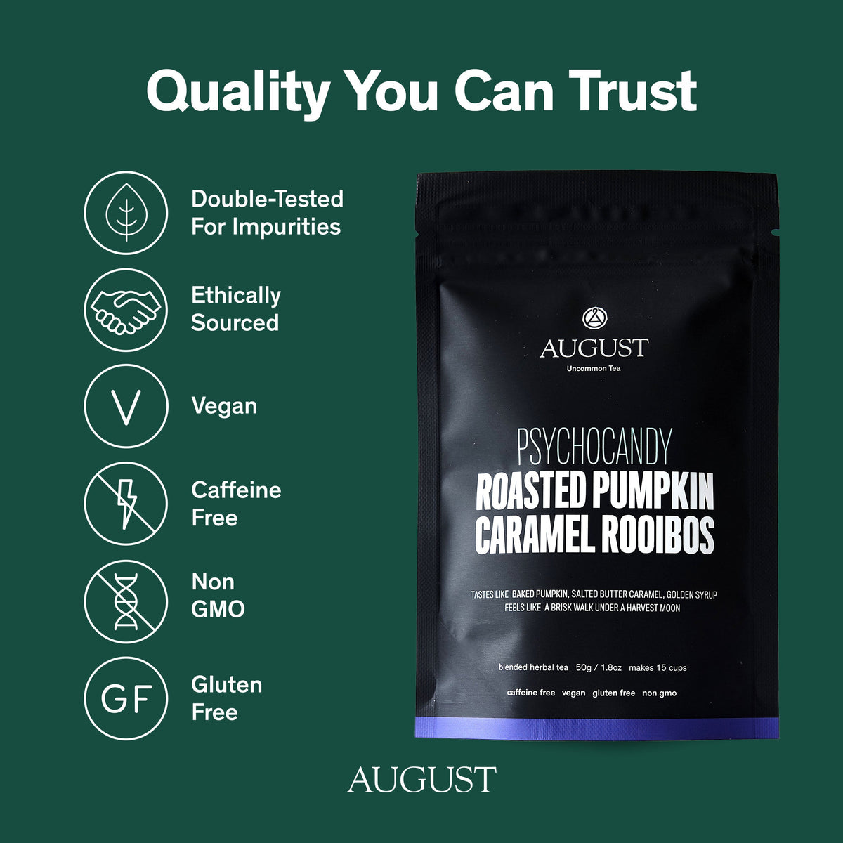 Psychocandy - Roasted Pumpkin Caramel Rooibos Tea (Caffeine Free) – Consulate X, view 4 of 7