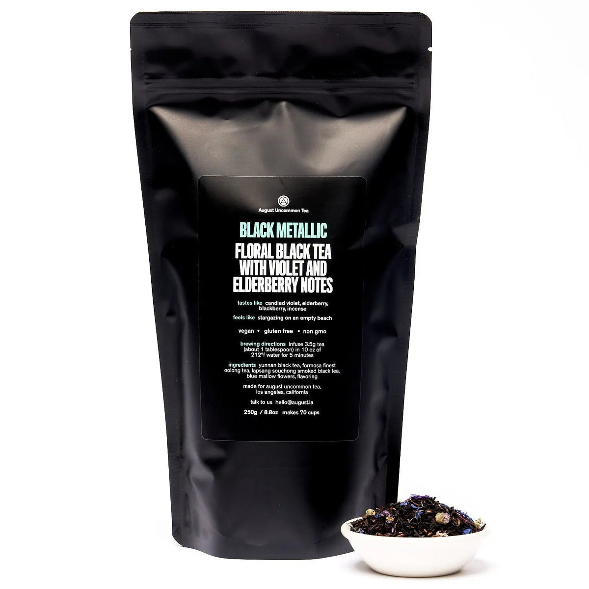 Black Metallic - Violet Elderberry Black Tea – Consulate X, view 4 of 6