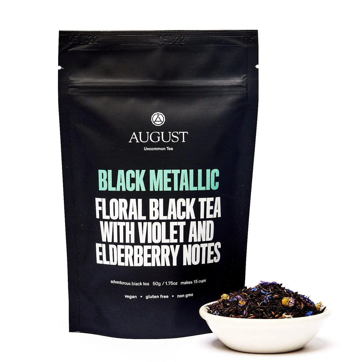Black Metallic - Violet Elderberry Black Tea – Consulate X, view 2 of 6