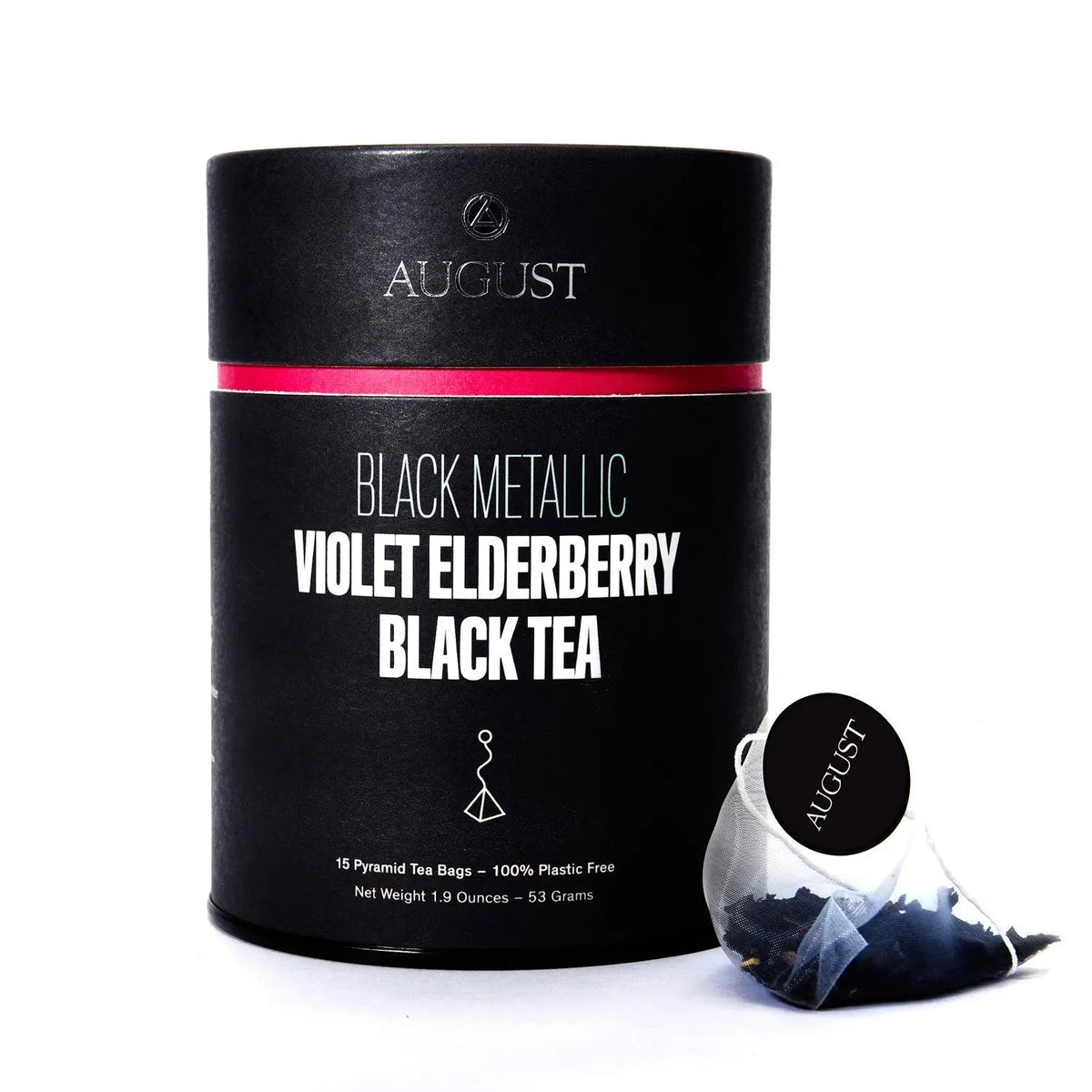 Black Metallic - Violet Elderberry Black Tea (15 Tea Bags) – Consulate X, view 1 of 5
