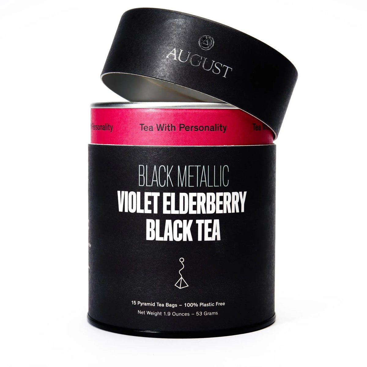 Black Metallic - Violet Elderberry Black Tea (15 Tea Bags) – Consulate X, view 5 of 5