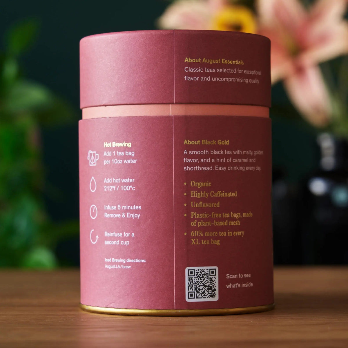 Essentials Black Gold Black Tea - 15 Tea Bags – Consulate X, view 2 of 4