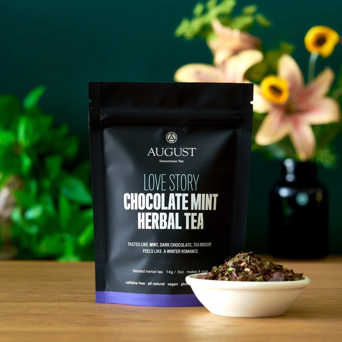 Love Story - Chocolate Mint Herbal Tea (Caffeine Free) – Consulate X, view 3 of 4