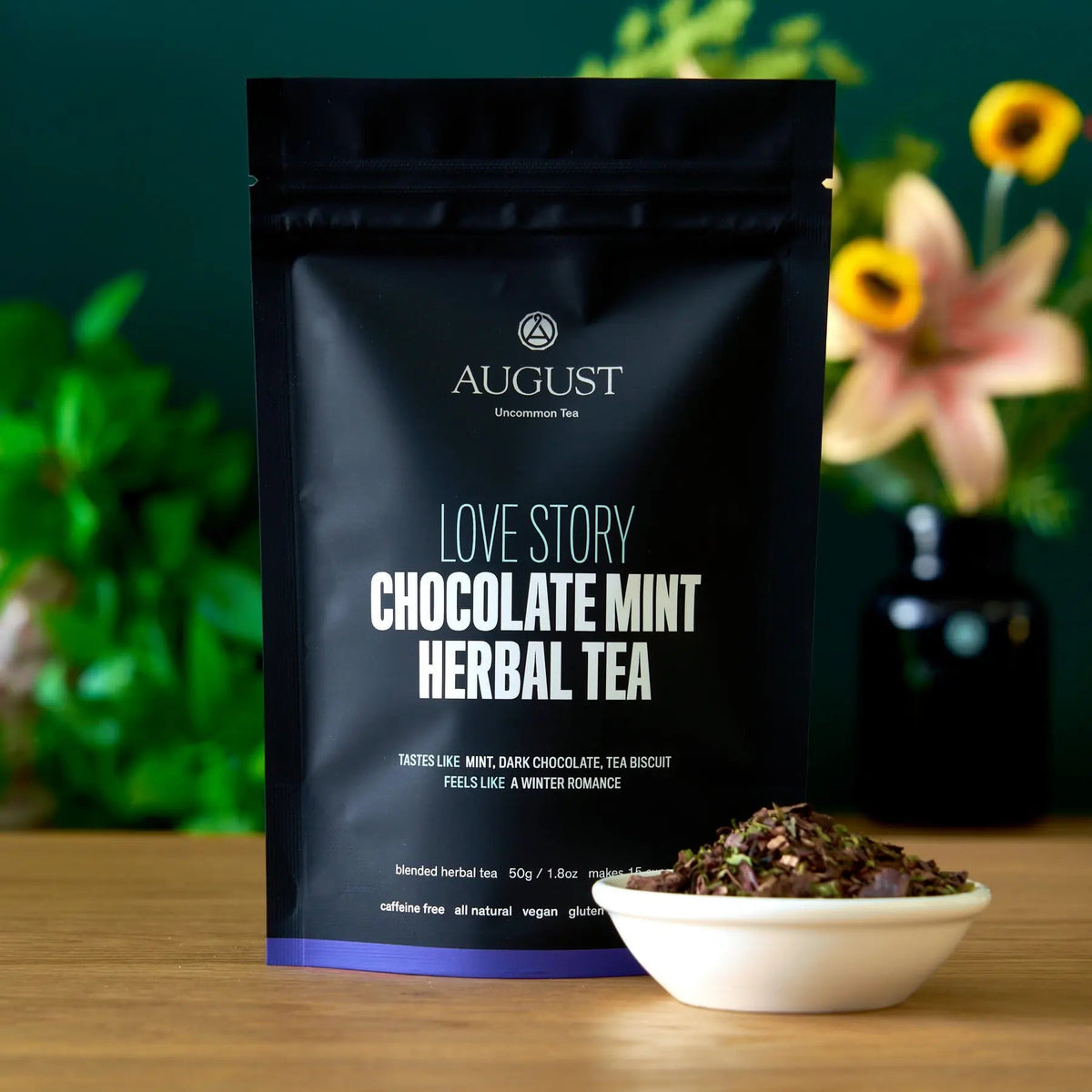 Love Story - Chocolate Mint Herbal Tea (Caffeine Free) – Consulate X, view 2 of 4