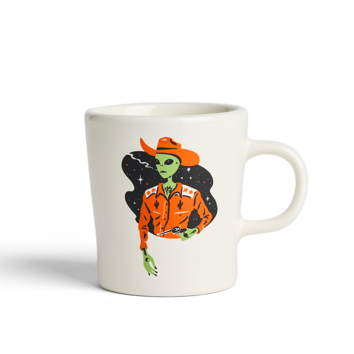 Sam Larson - Alien Cowboy - 9oz Modern Diner Mug – Consulate X, view 1 of 1