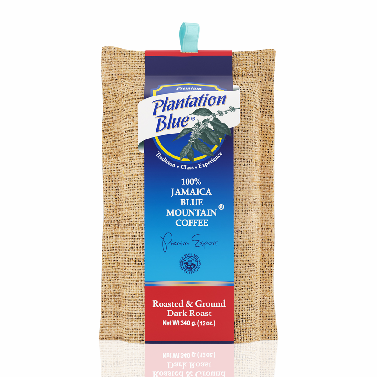 Plantation Blue 100% Jamaica Blue Mountain Coffee - Dark Roasted & Ground (12oz) – Consulate X, view 1 of 8