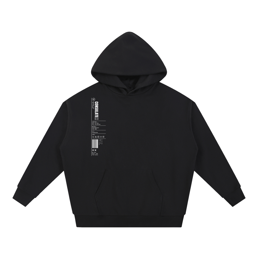 Consulate X Manifest Heavyweight Hoodie – Consulate X heavyweight hoodie, view 1 of 4