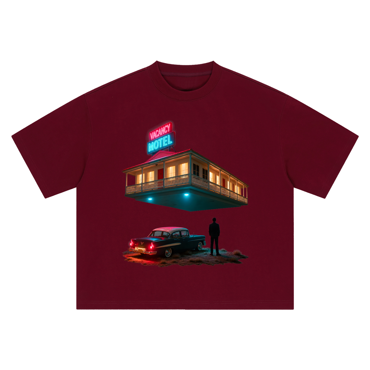 Vacancy Motel Heavyweight Tee – Consulate X, view 12 of 13