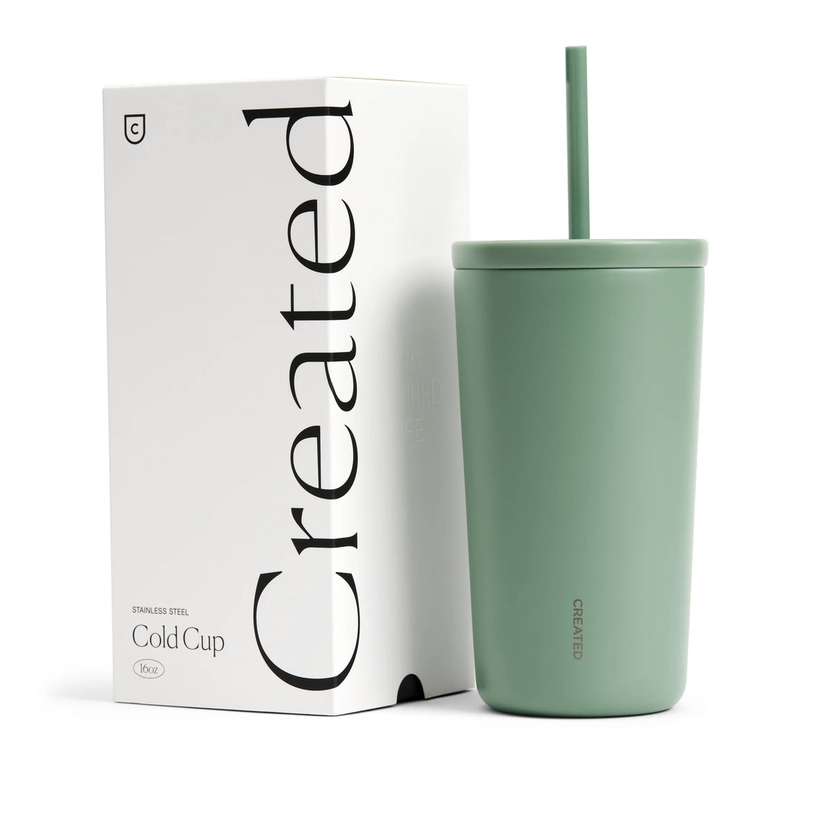 16oz Cold Cup - Sage Green – Consulate X, view 3 of 3