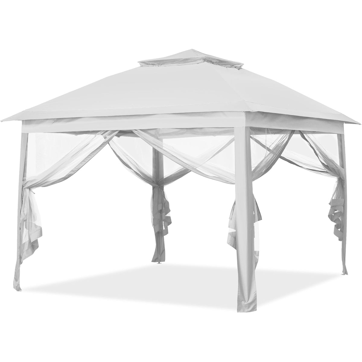 Ainfox 11ft x 11ft Heavy Duty Pop Up Gazebo Outdoor Canopy Shelter Instant Patio Gazebo Sun Shade Canopy Tent for Lawn Garden Backyard Deck – Consulate X, view 8 of 19
