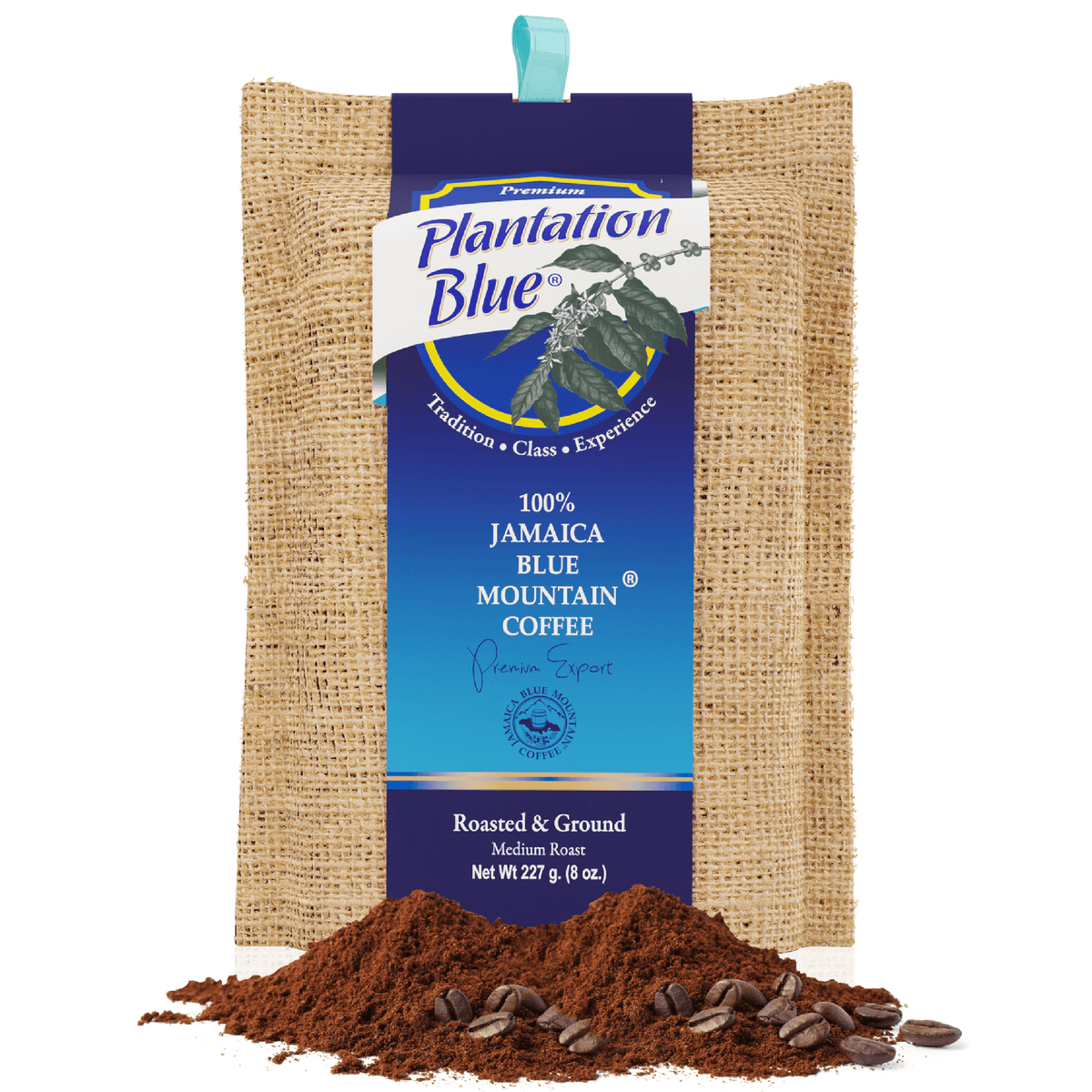 Plantation Blue 100% Jamaica Blue Mountain Coffee - Medium Roast - 8oz Ground – Consulate X, view 1 of 10
