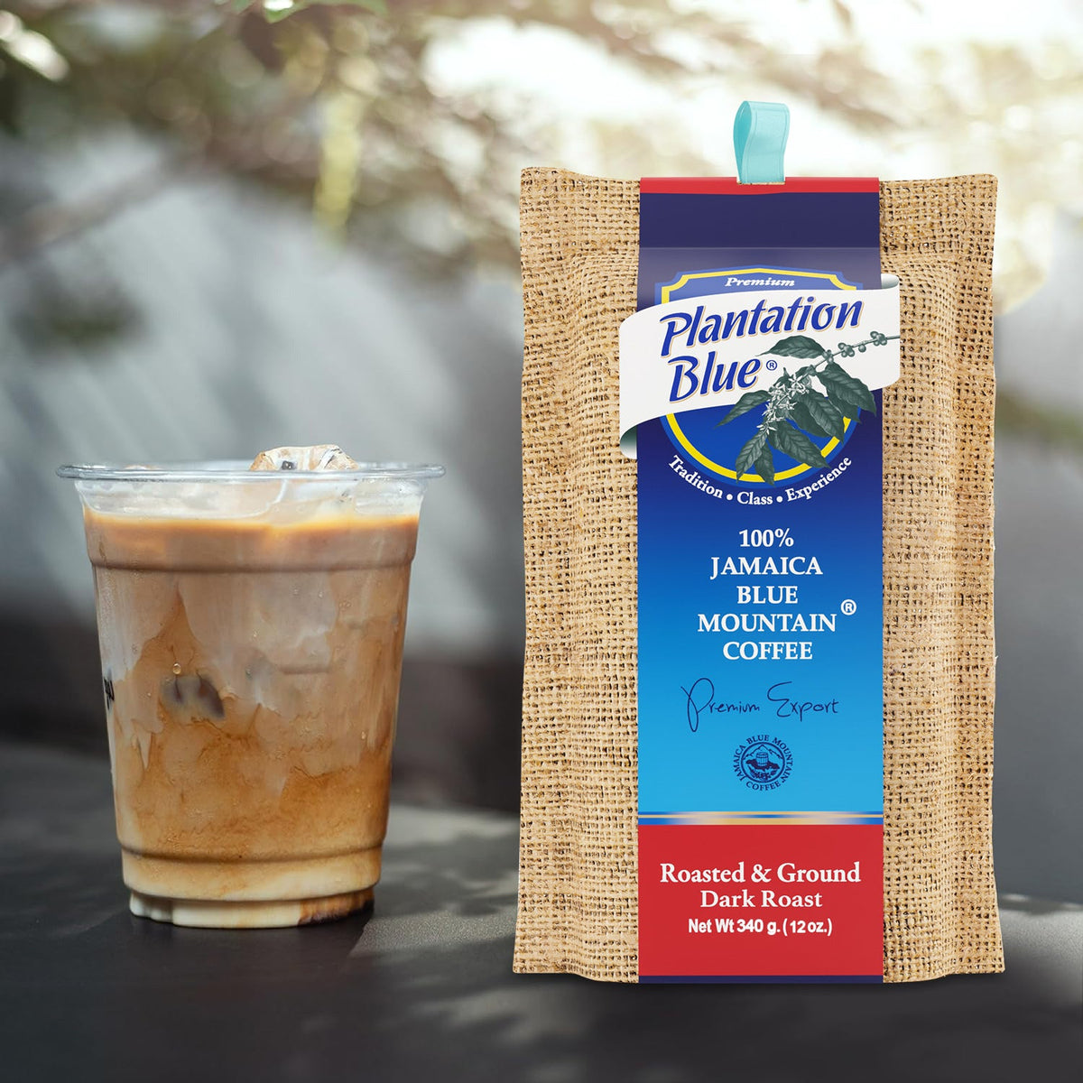 Plantation Blue 100% Jamaica Blue Mountain Coffee - Dark Roasted & Ground (12oz) – Consulate X, view 2 of 8
