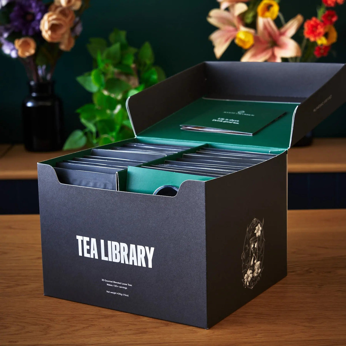 Tea Library - Deluxe 30 Tea Sampler. Gotta taste em all! – Consulate X, view 3 of 8
