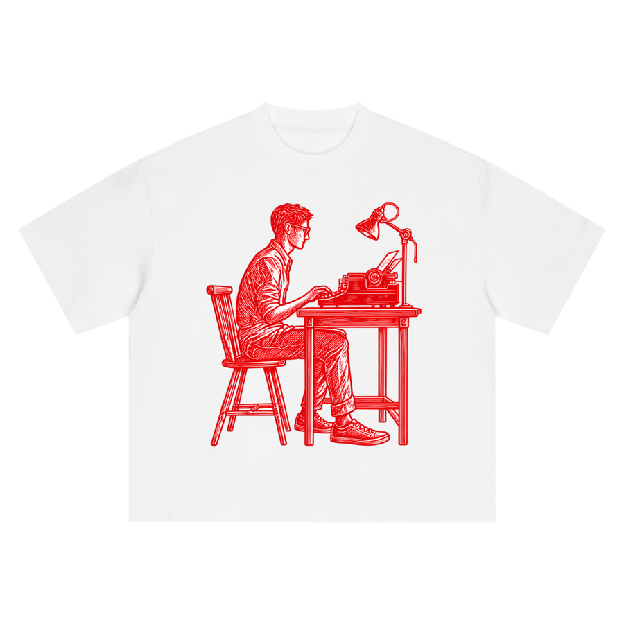Night Shift Typist Heavyweight Tee – Consulate X