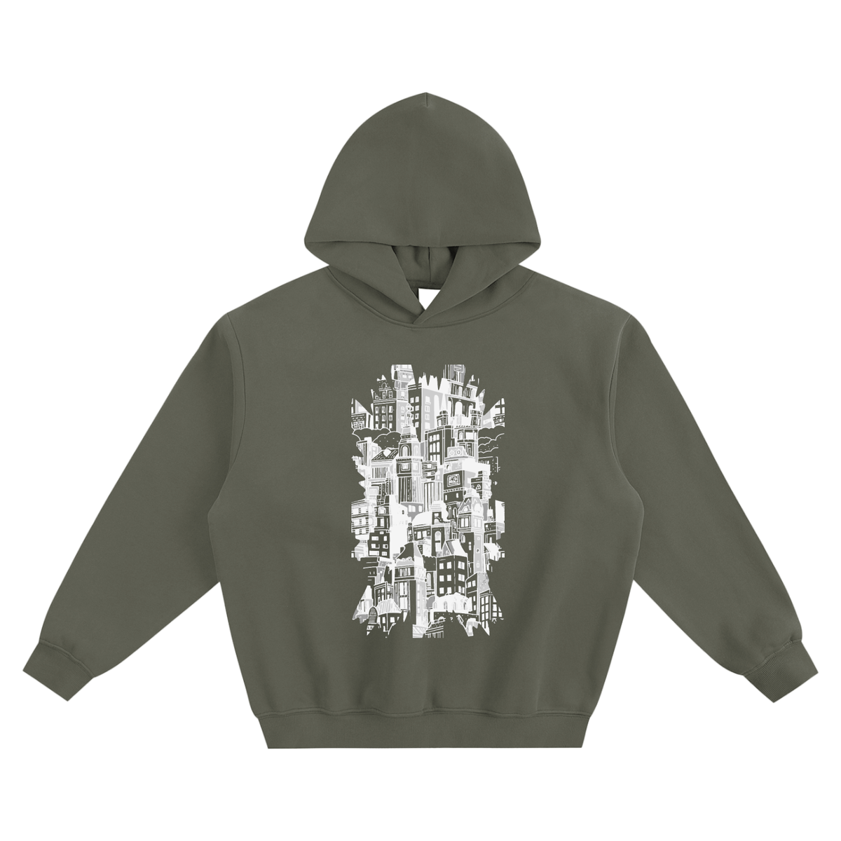 Old Town Boxy Hoodie – Consulate X, view 4 of 7