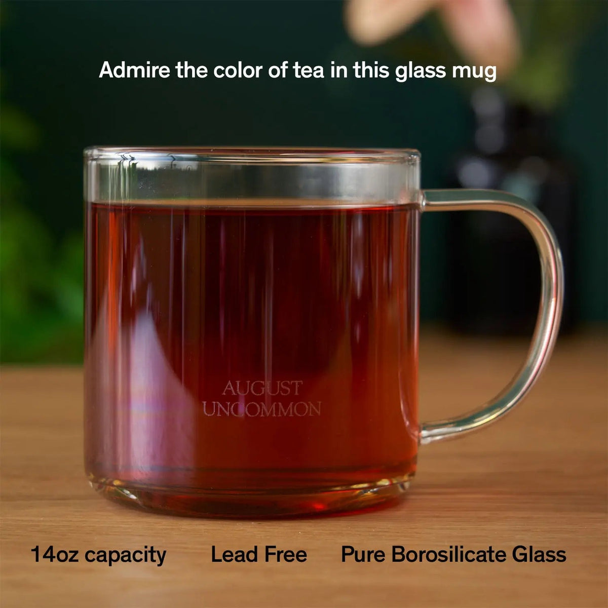Glass Mug - Clear Elegance – Consulate X, view 1 of 5