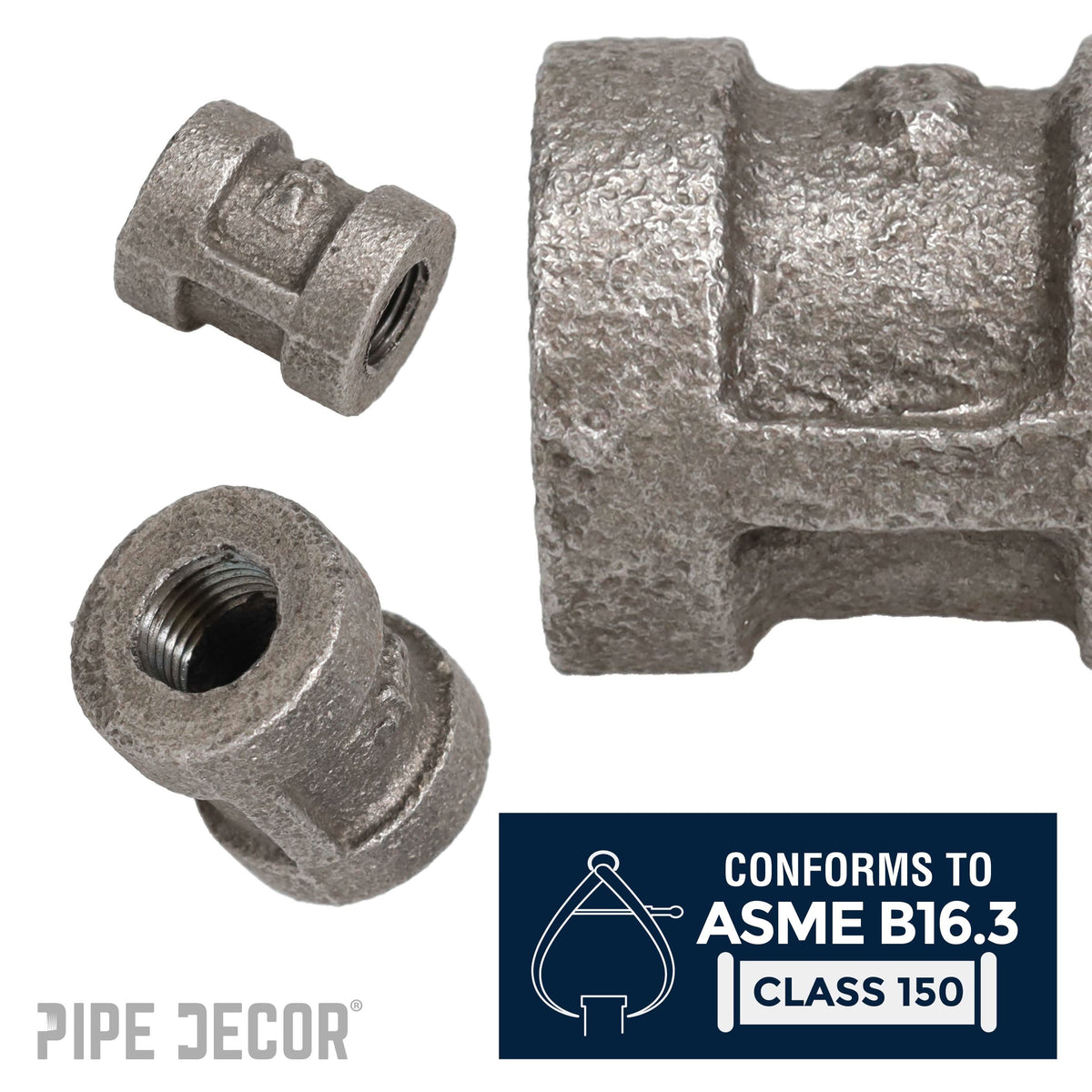 1/8 in. Black Coupling – Consulate X, view 4 of 7