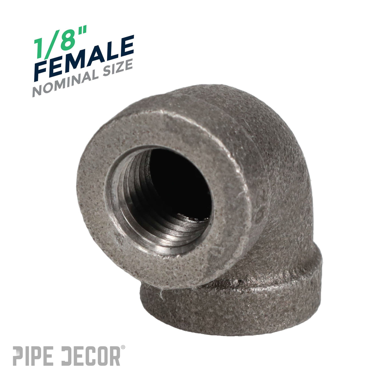 1/8 in. Black 90 Degree Elbow – Consulate X, view 3 of 7