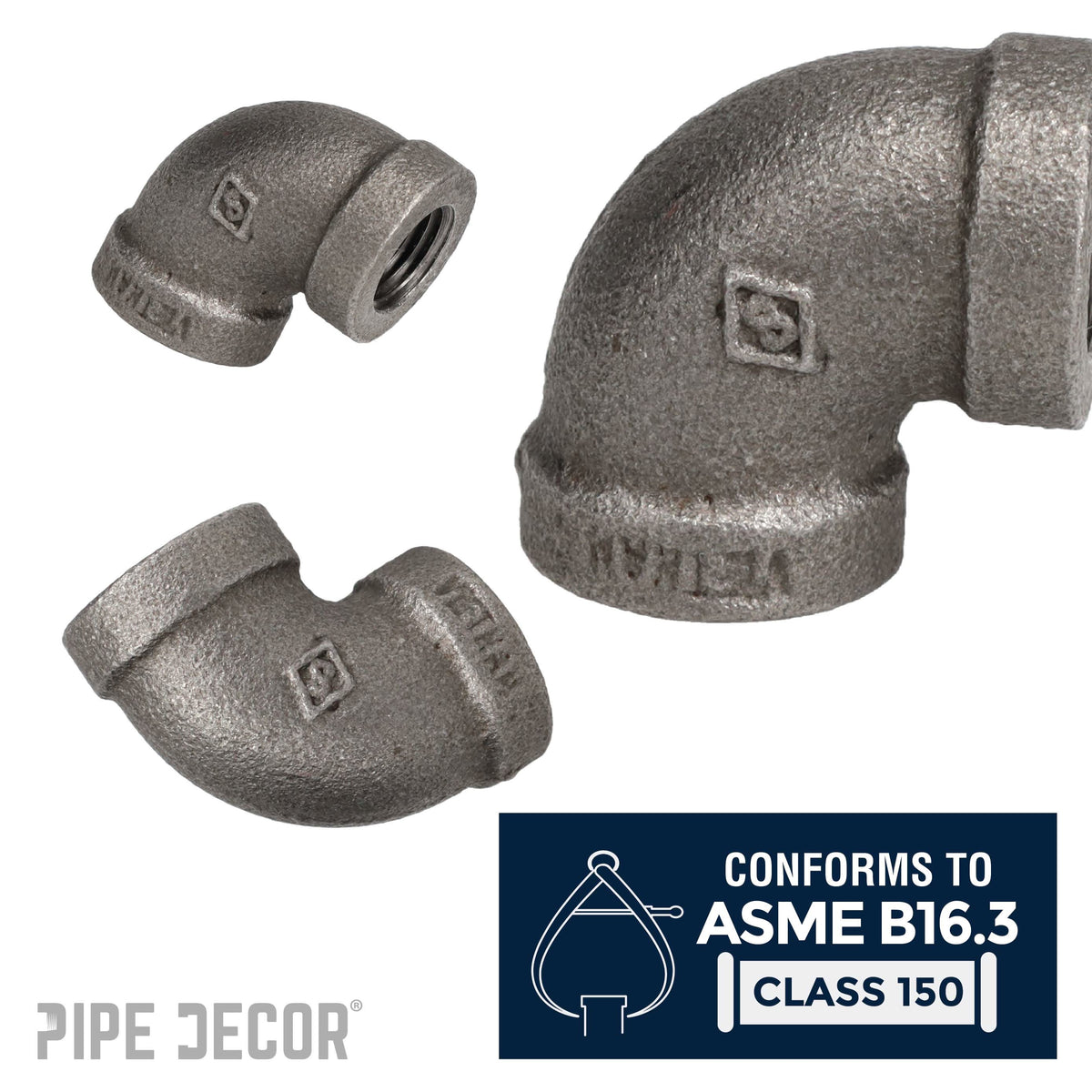 1/8 in. Black 90 Degree Elbow – Consulate X, view 4 of 7