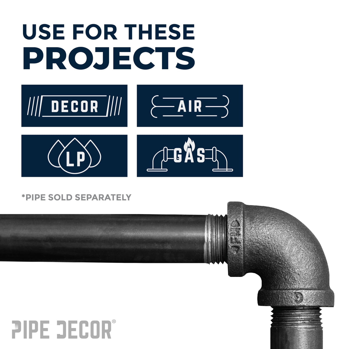 1/8 in. Black 90 Degree Elbow – Consulate X, view 5 of 7
