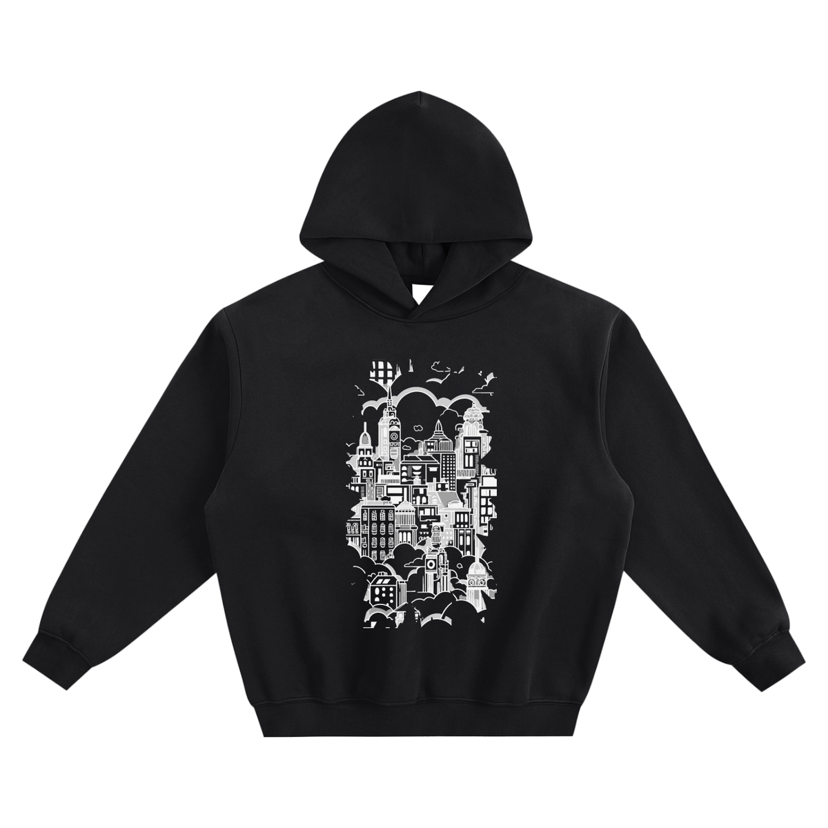 Cloud City Boxy Hoodie – Consulate X, view 1 of 7