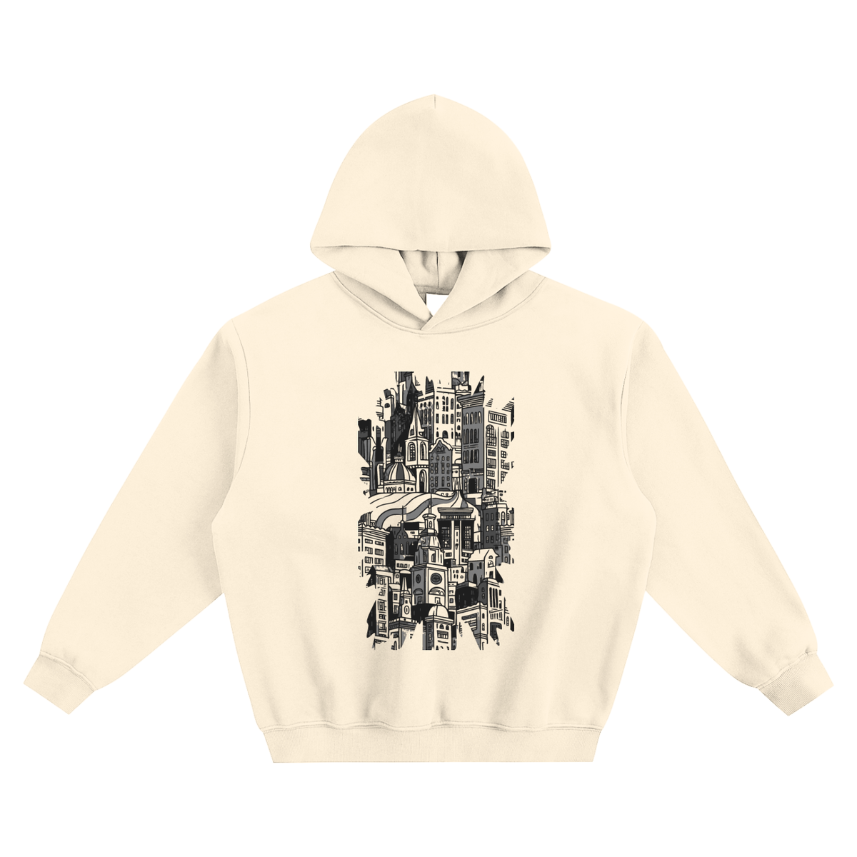 River Quarter Boxy Hoodie – Consulate X, view 6 of 7