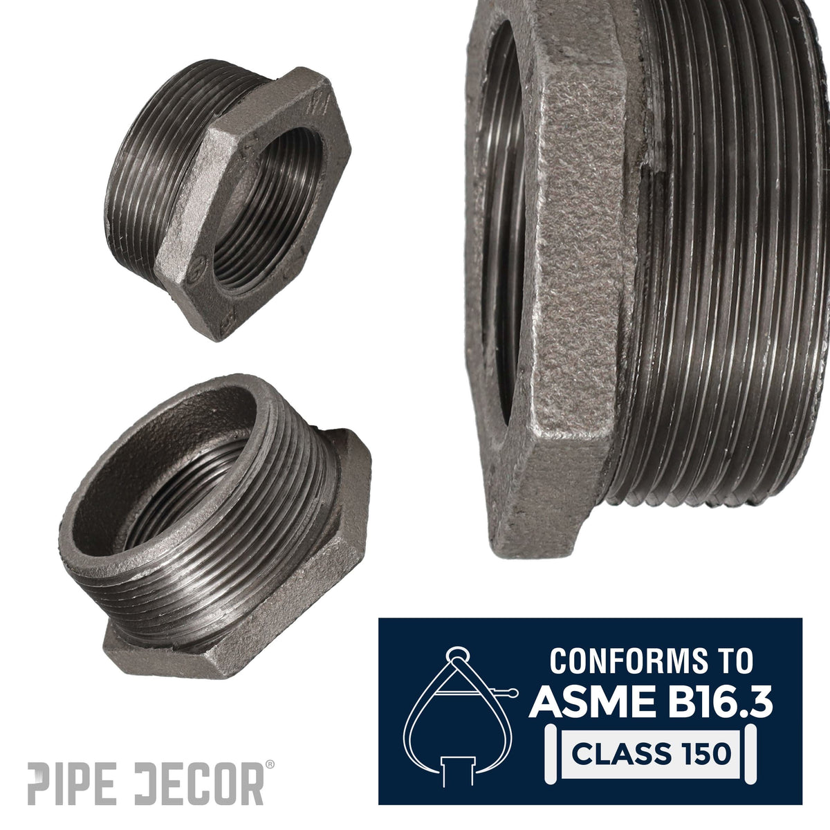 3 in. x 2 in. Black Bushing – Consulate X, view 4 of 7