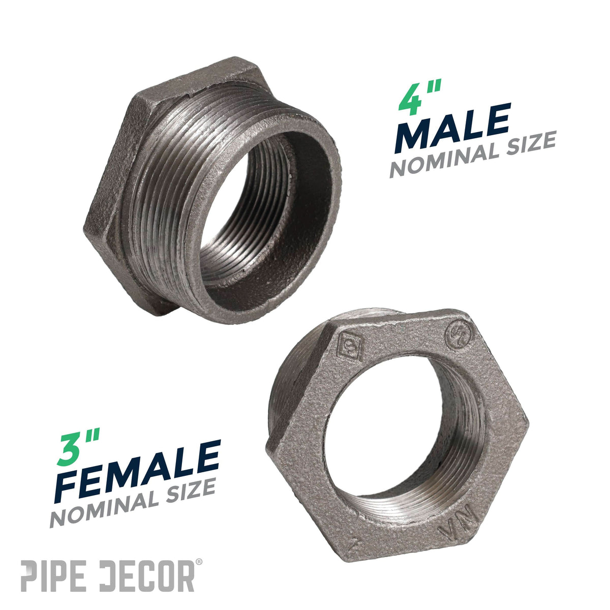 4 in. x 3 in. Black Bushing – Consulate X, view 3 of 7