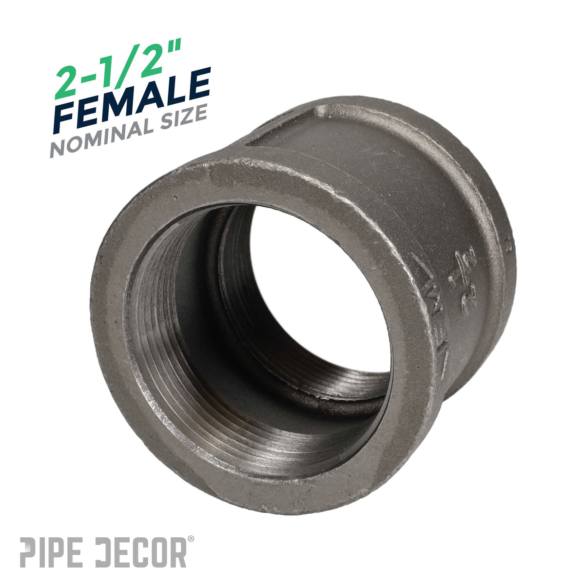 2 1/2 in. Black Coupling – Consulate X, view 3 of 7