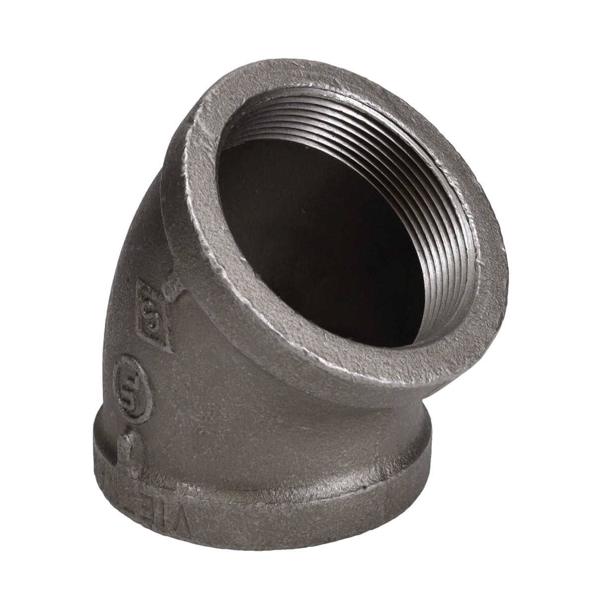 4 in. Black 45 Degree Elbow – Consulate X, view 1 of 7