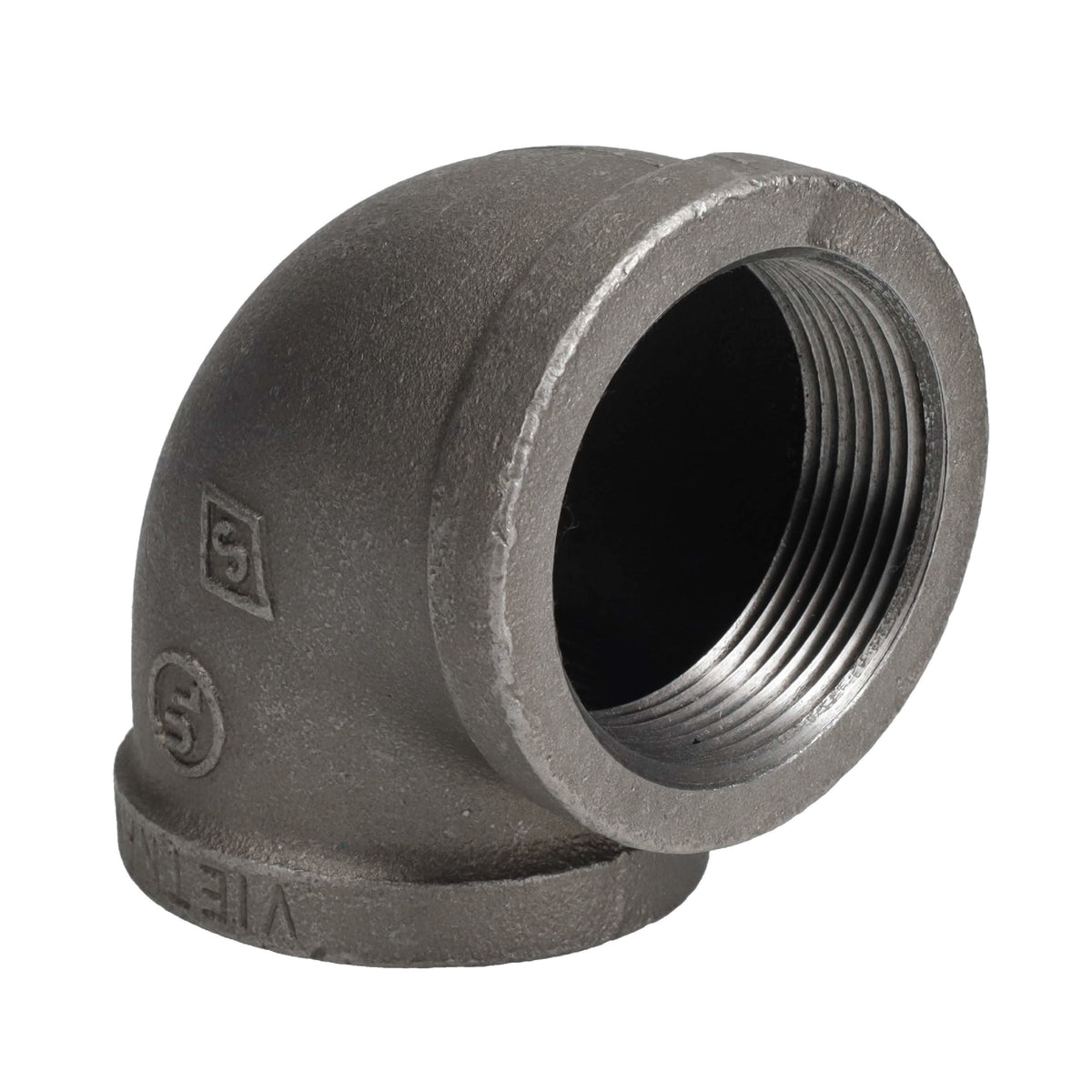 2 1/2 in. Black 90 Degree Elbow – Consulate X, view 1 of 7