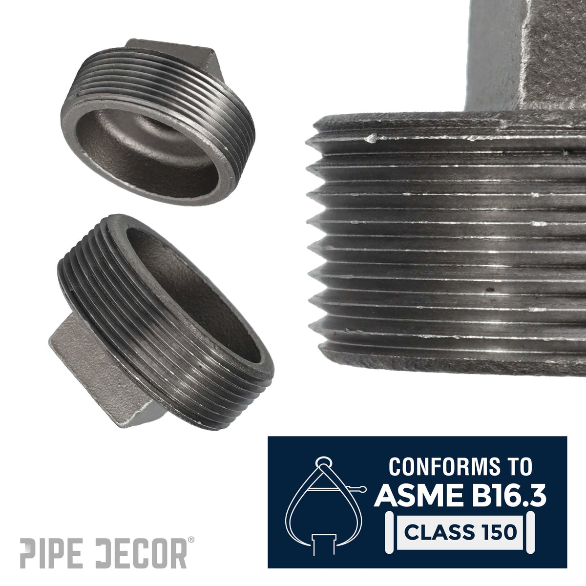 4 in. Black Plug – Consulate X, view 4 of 6