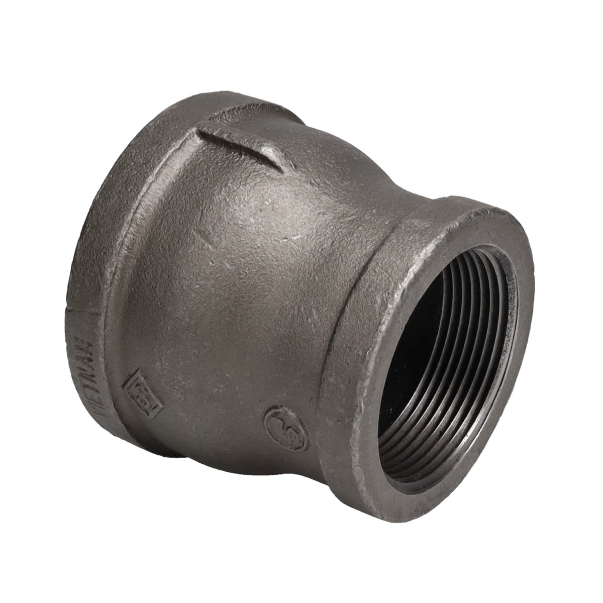 3 in. x 2 1/2 in. Black Reducing Coupling – Consulate X, view 1 of 7