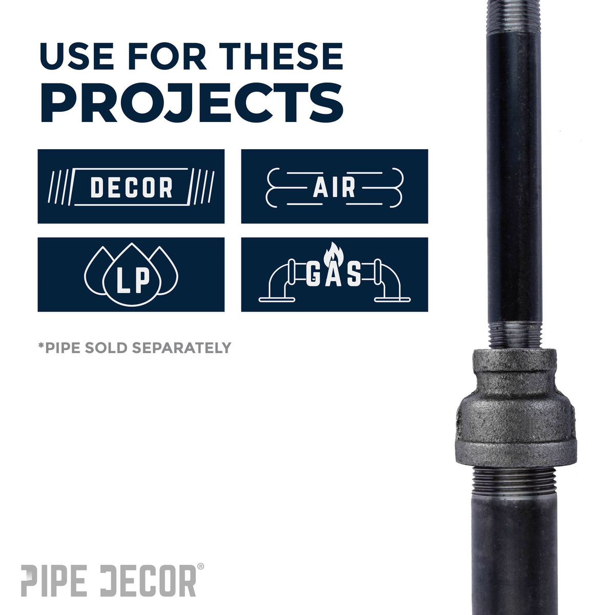 4 in. x 3 in. Black Reducing Coupling – Consulate X, view 5 of 7
