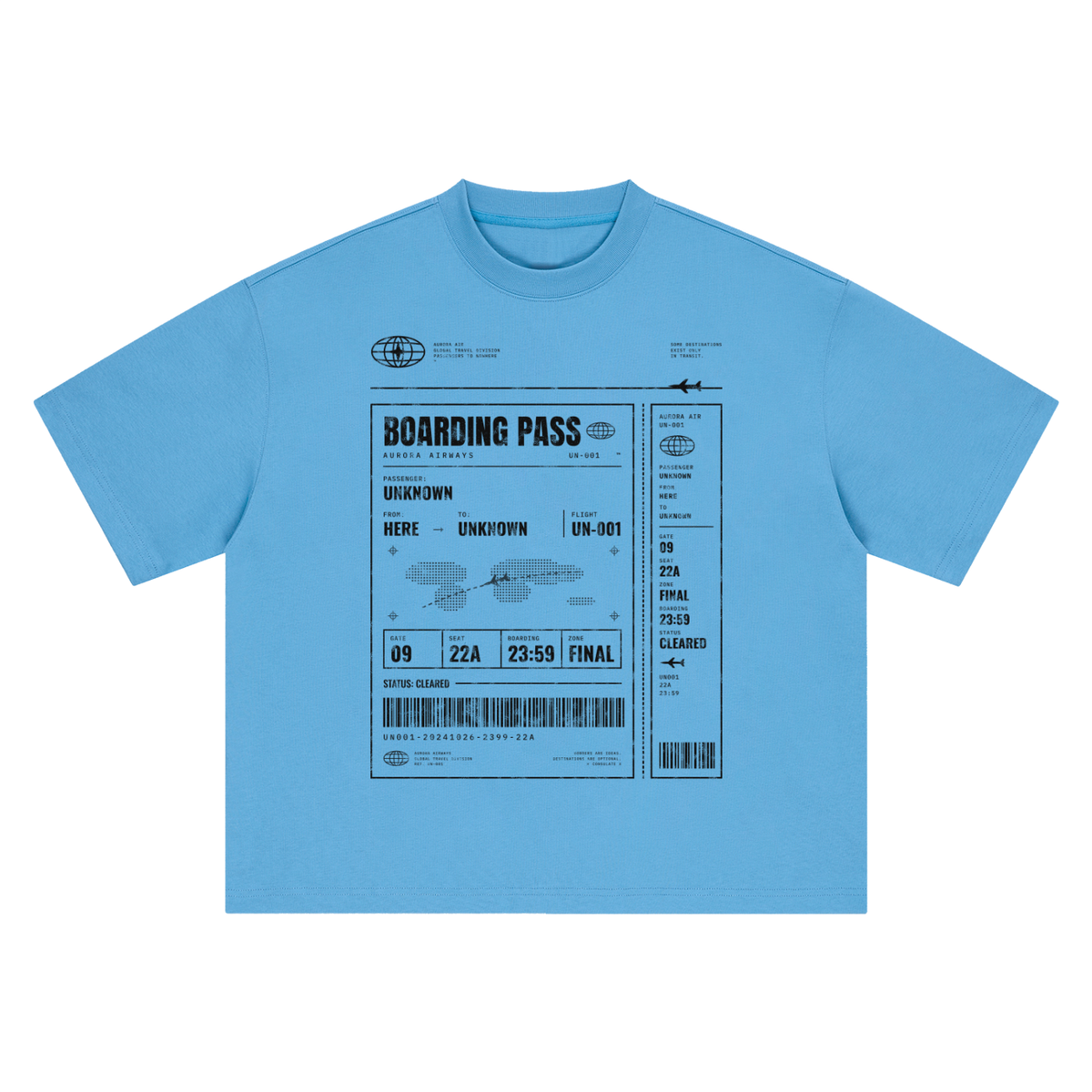 Boarding Pass Heavyweight Tee – Consulate X, view 8 of 9