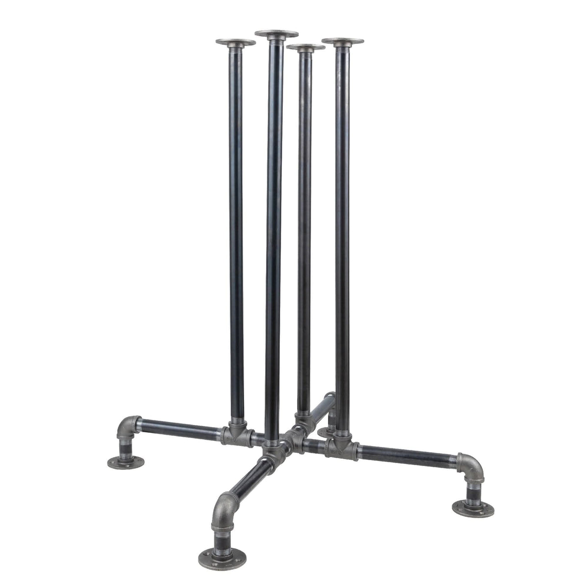 Black Jack Bar Height Pipe Table Legs – Consulate X, view 1 of 8