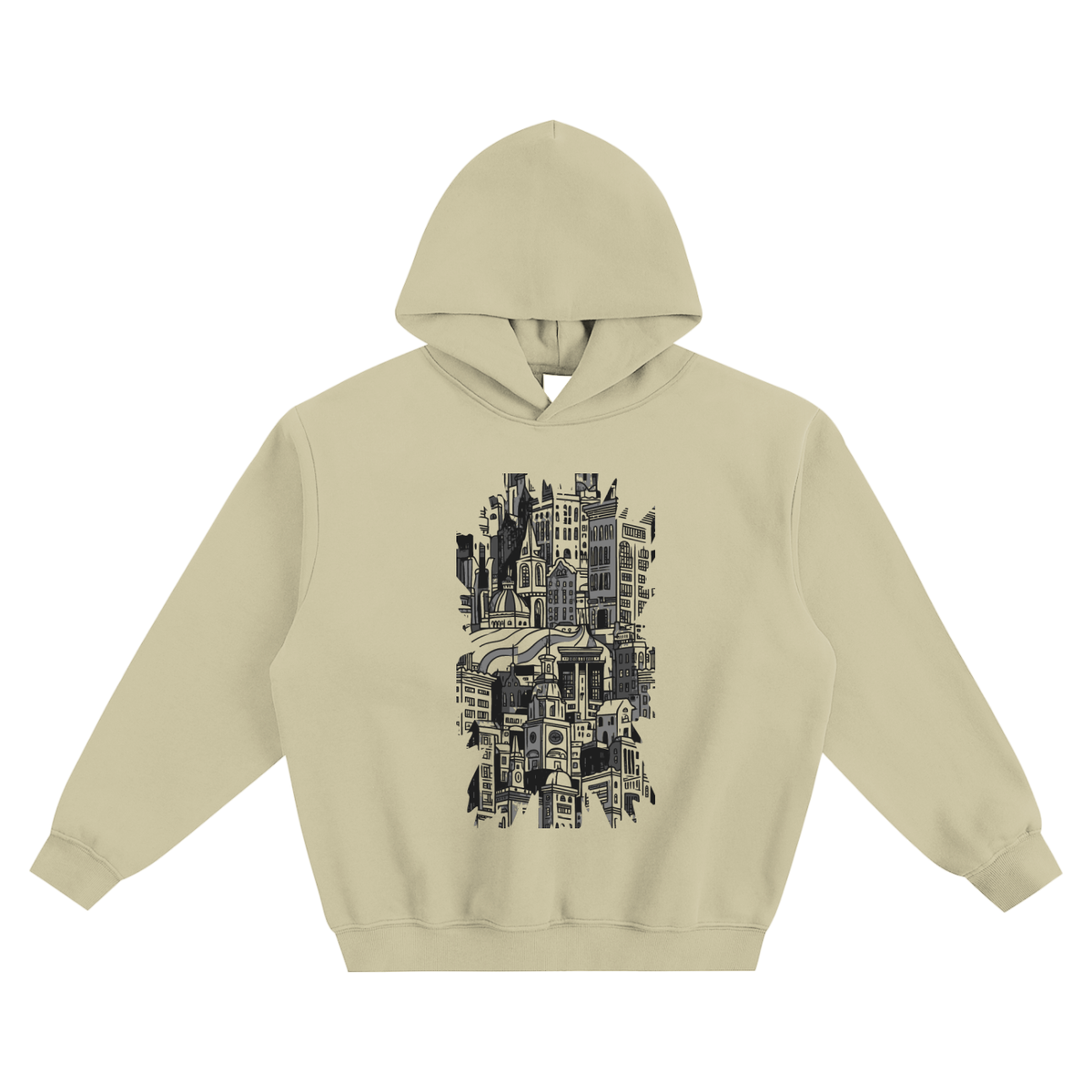 River Quarter Boxy Hoodie – Consulate X, view 7 of 7